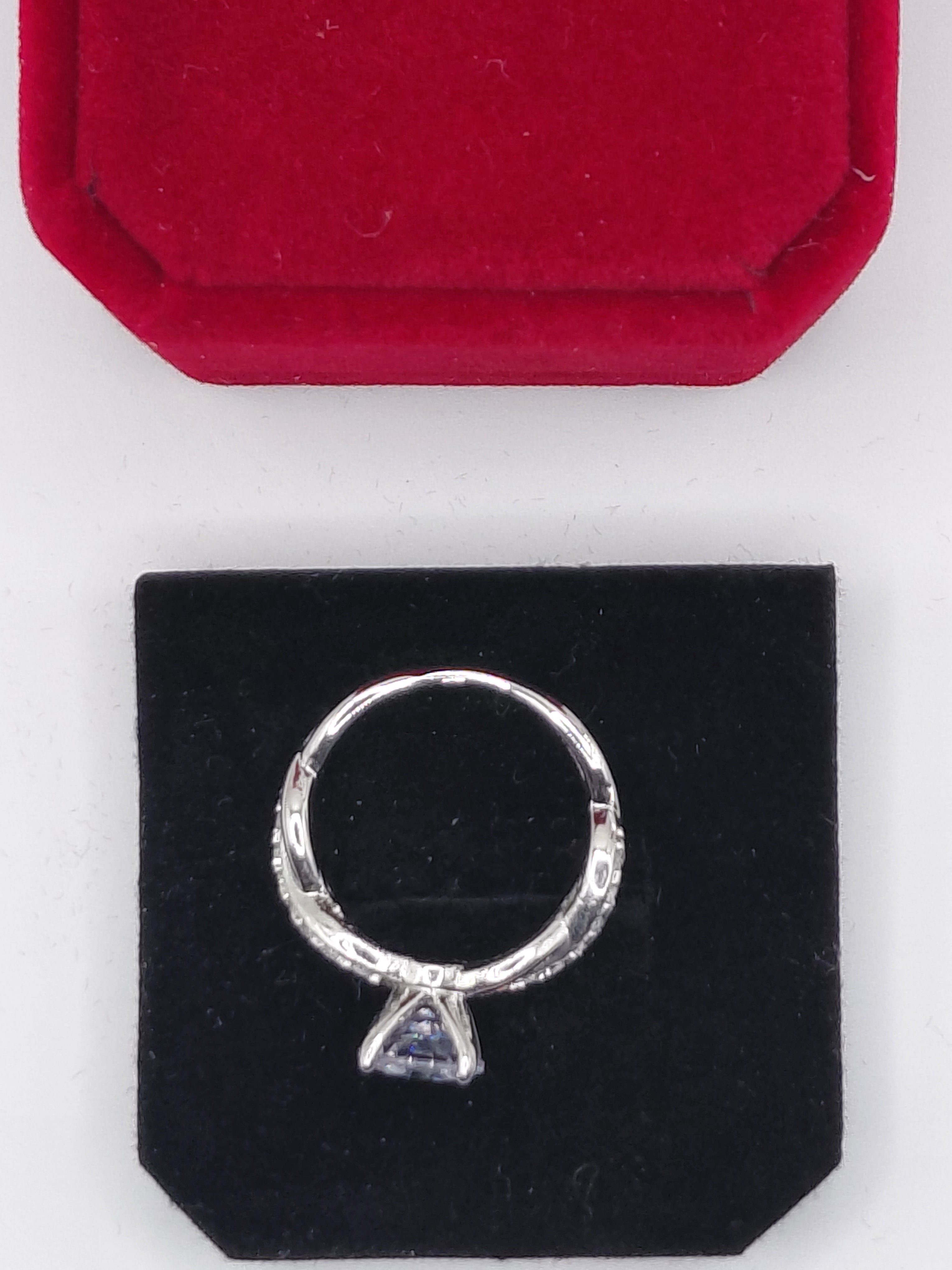 Bague imitation saphir