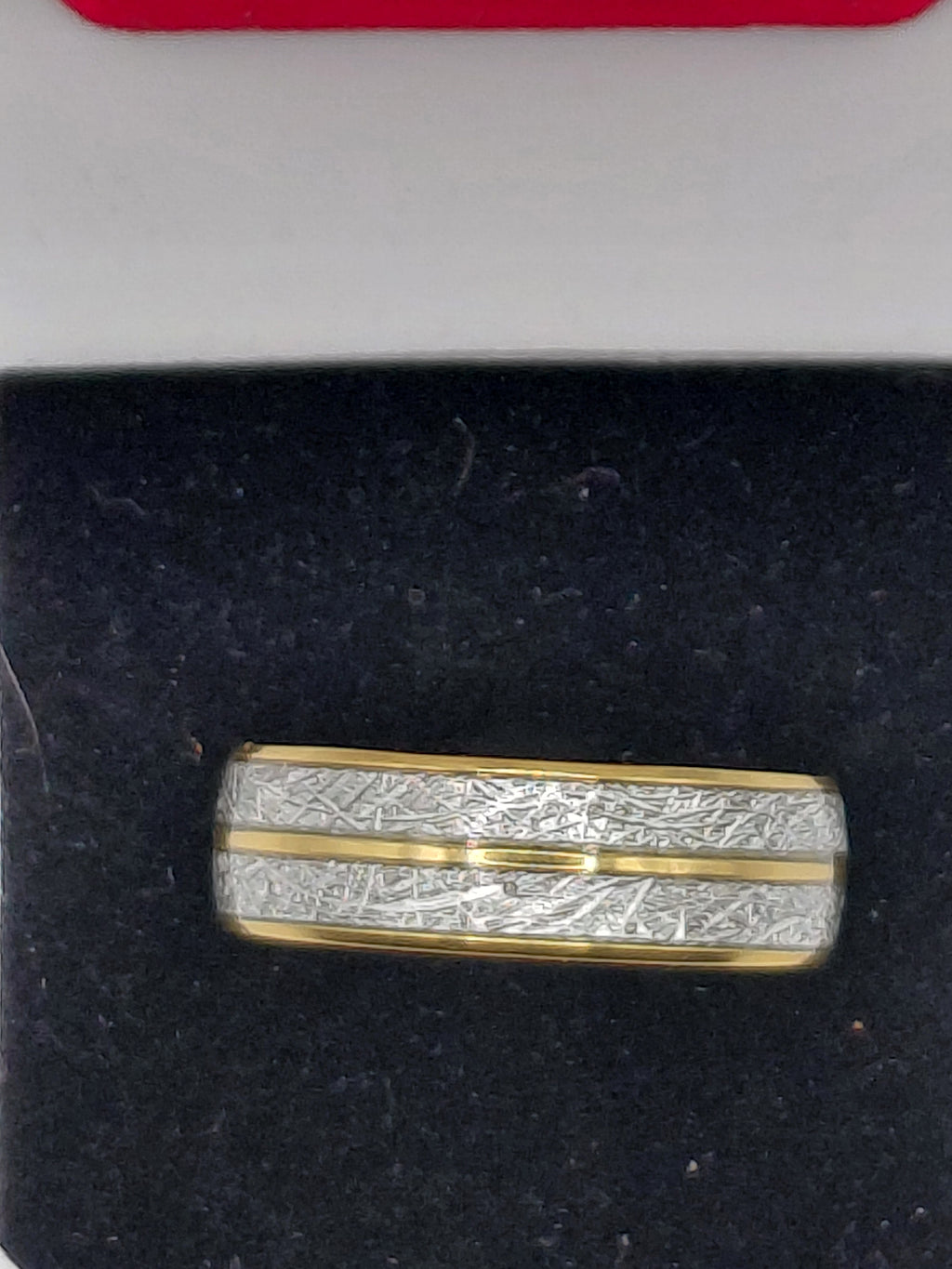 Bague unisexe acier inoxydable