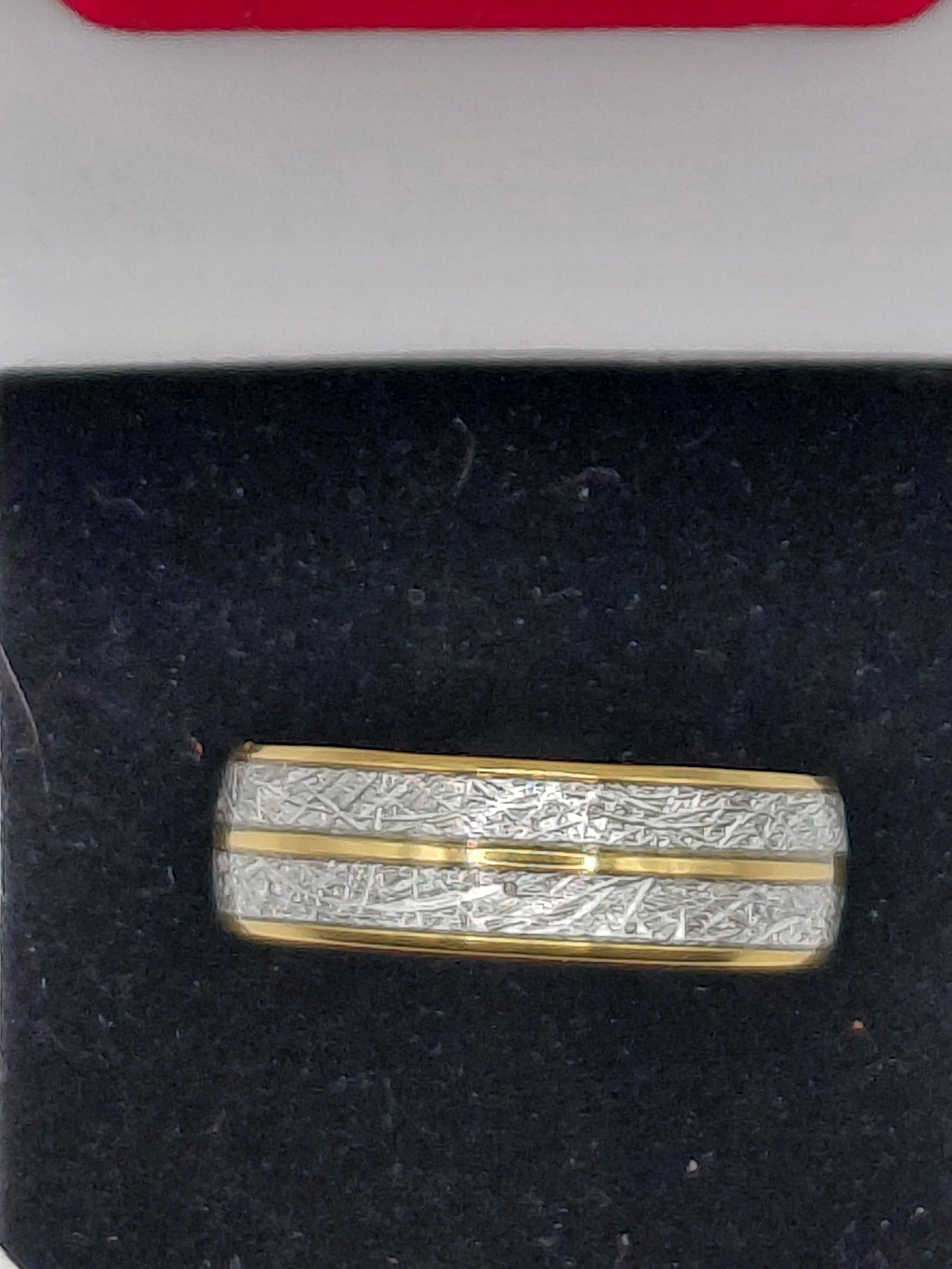 Bague unisexe acier inoxydable