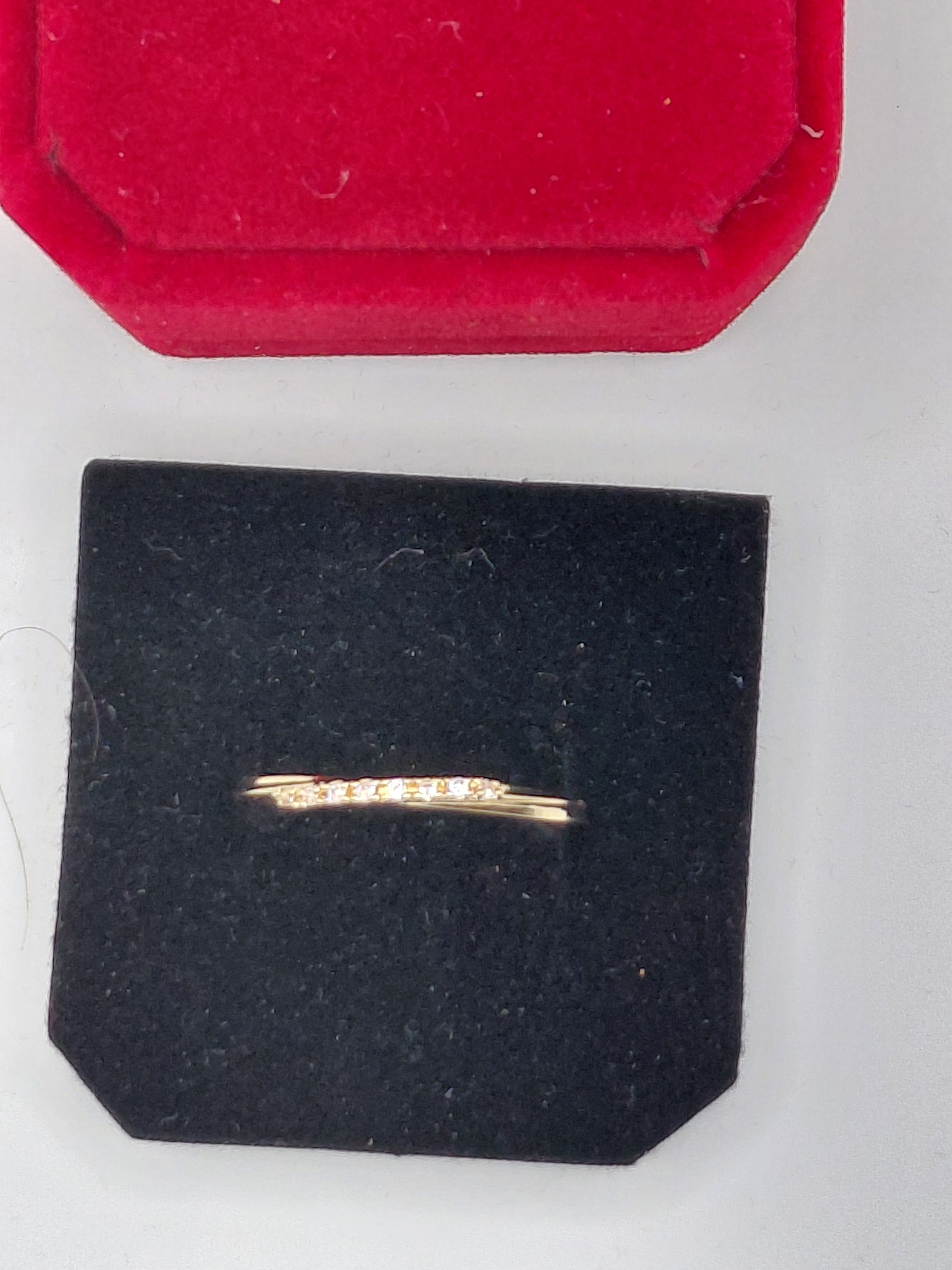 Bague fine plaqué or