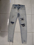 Jeans destroy Black needle