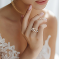 Bague forme coeur