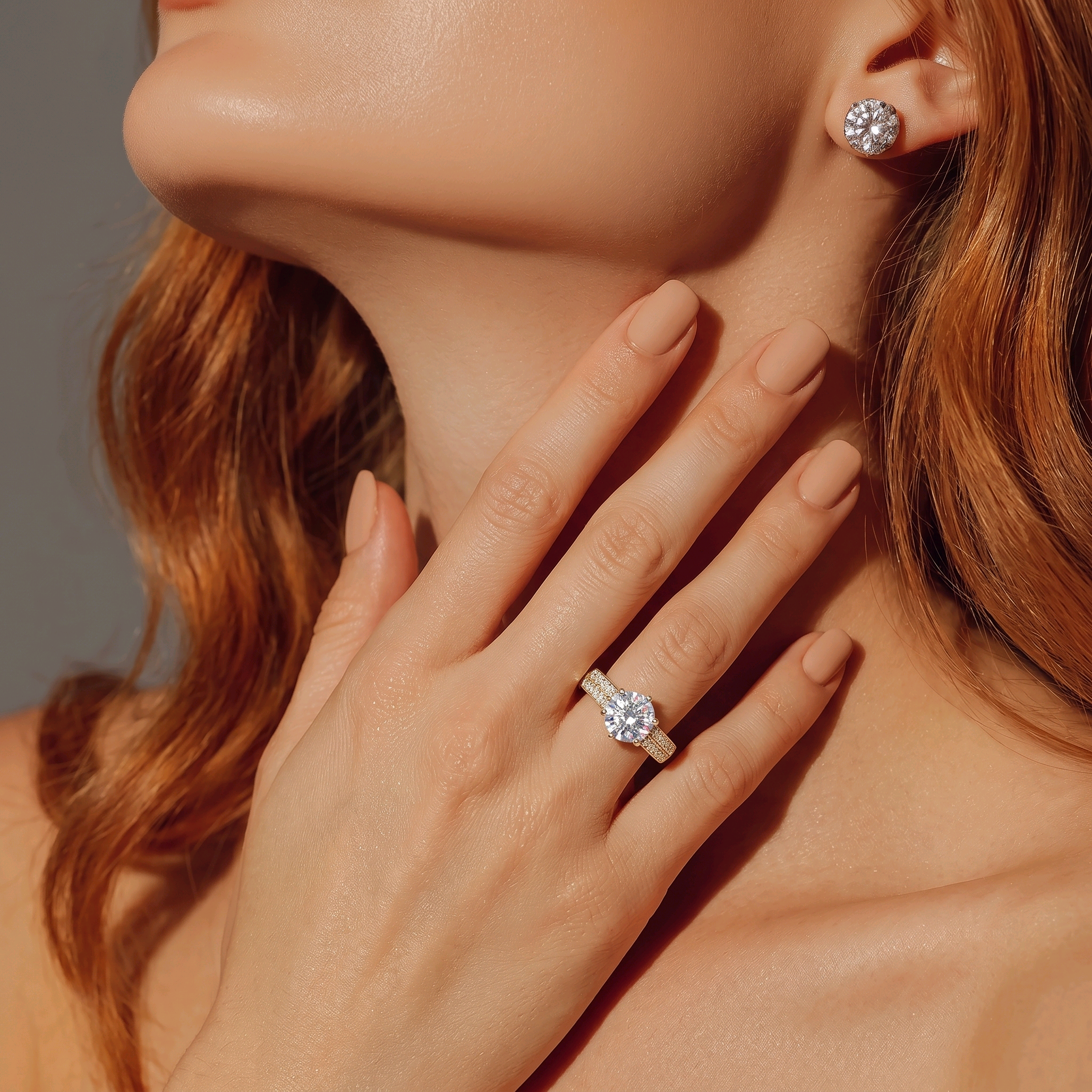 Bague élégante zirconium