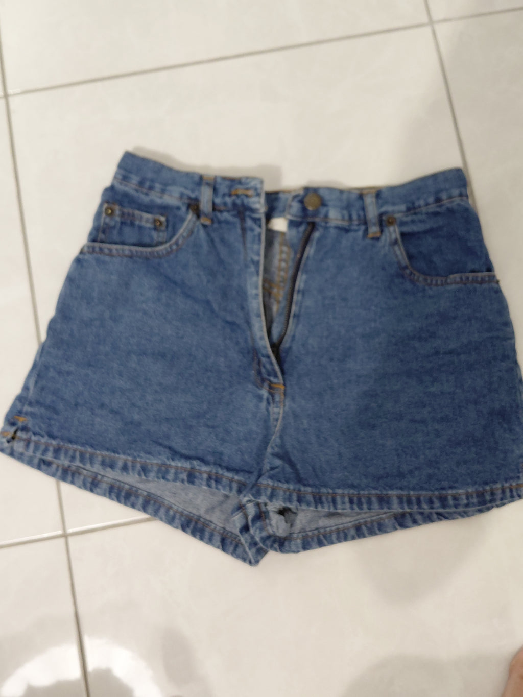 Short jeans femme