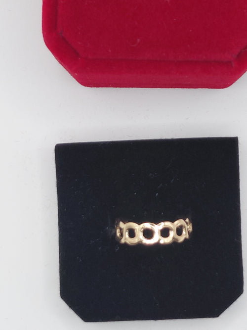 Bague ajustable maillon