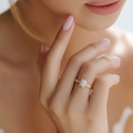 Bague saphir étoile