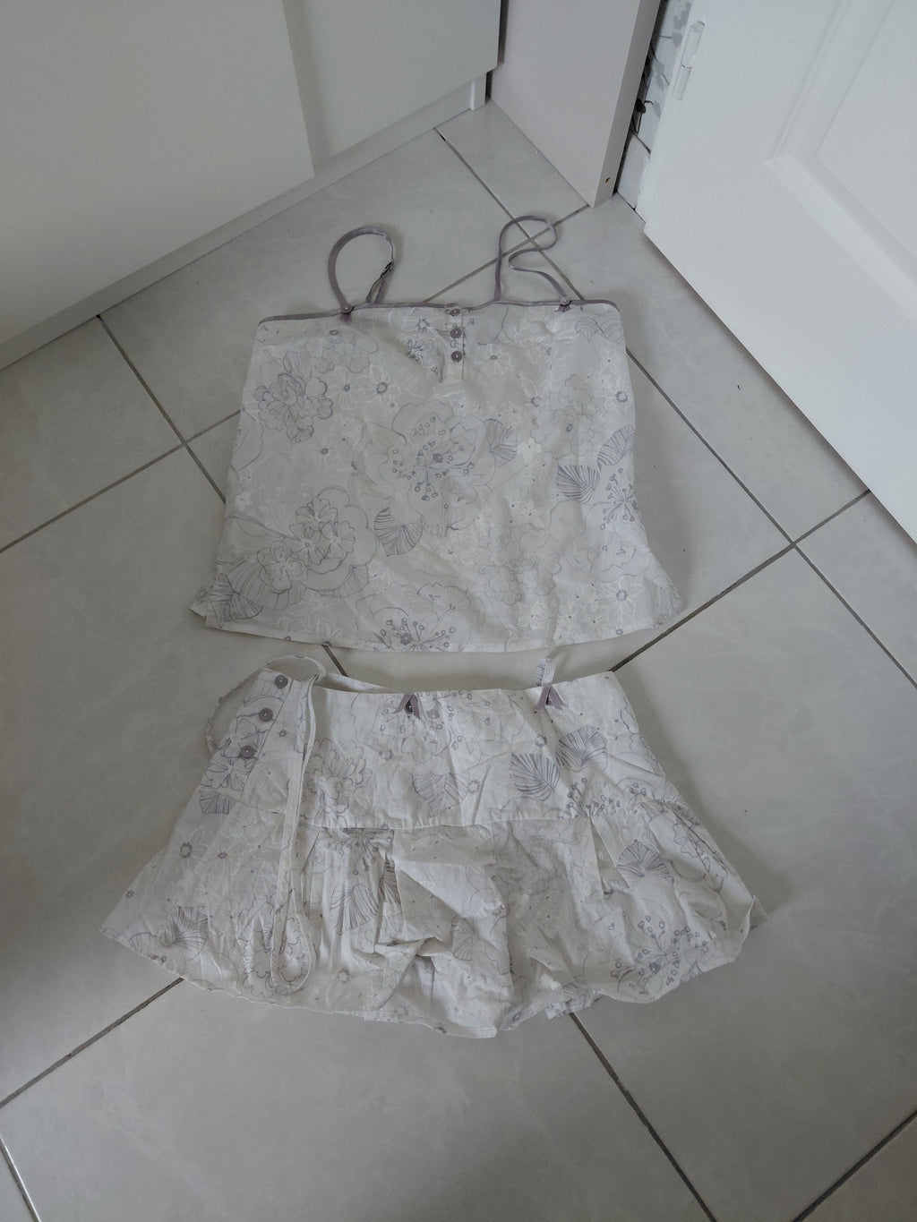 Ensemble top et jupe etam