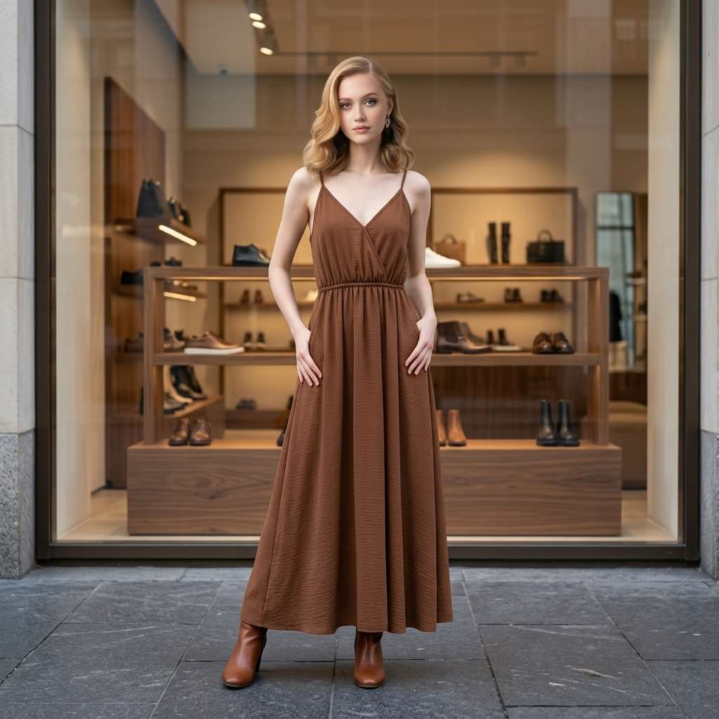 Robe bretelle
