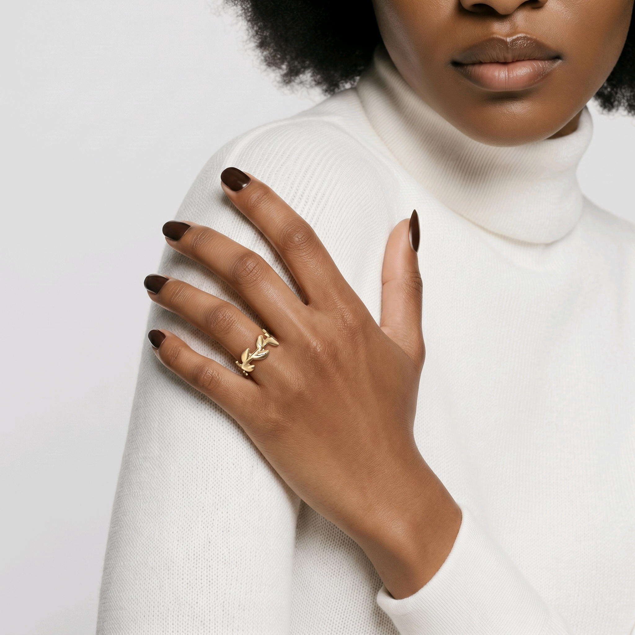 Bague feuille