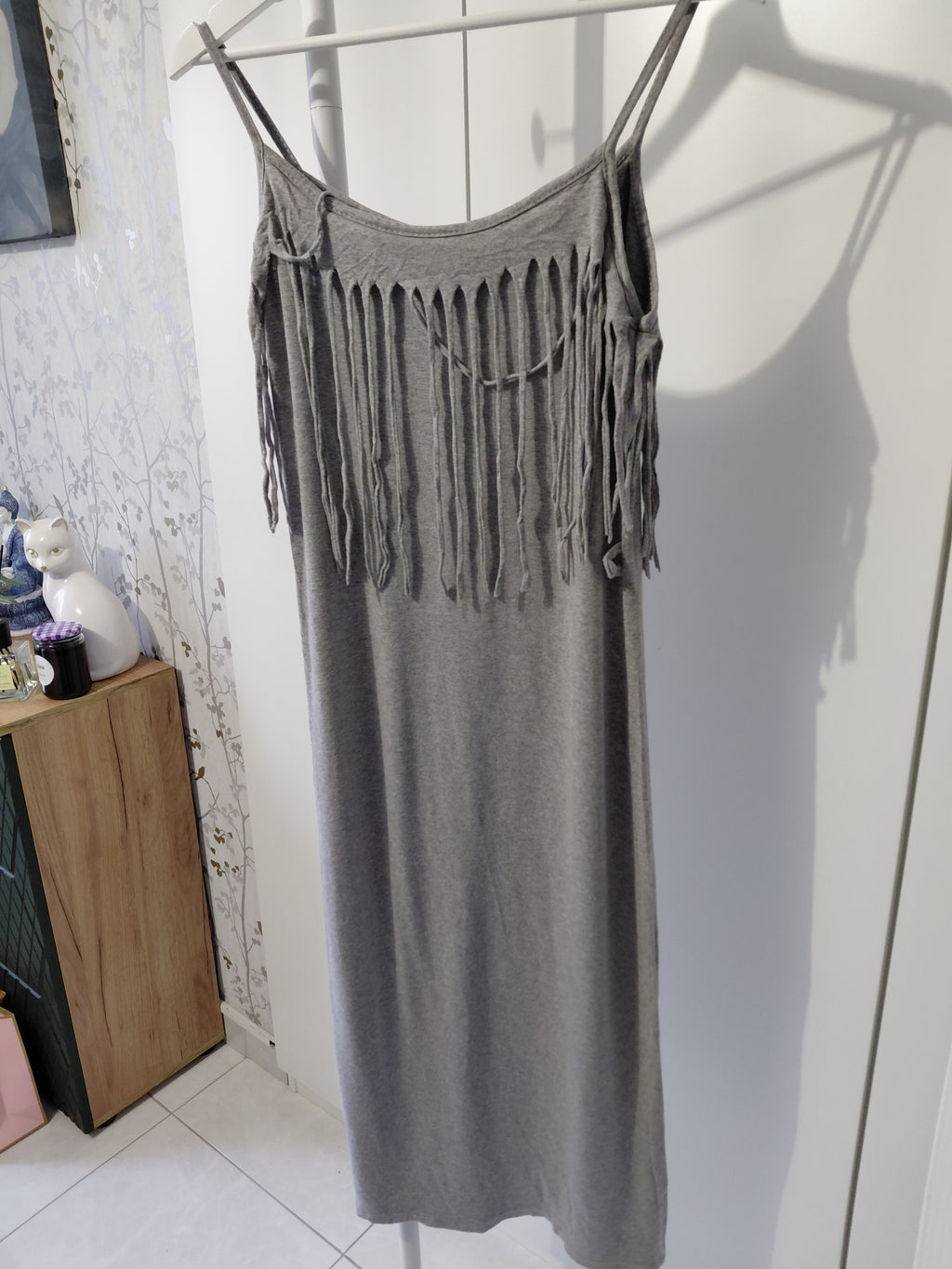 Robe longue à bretelles