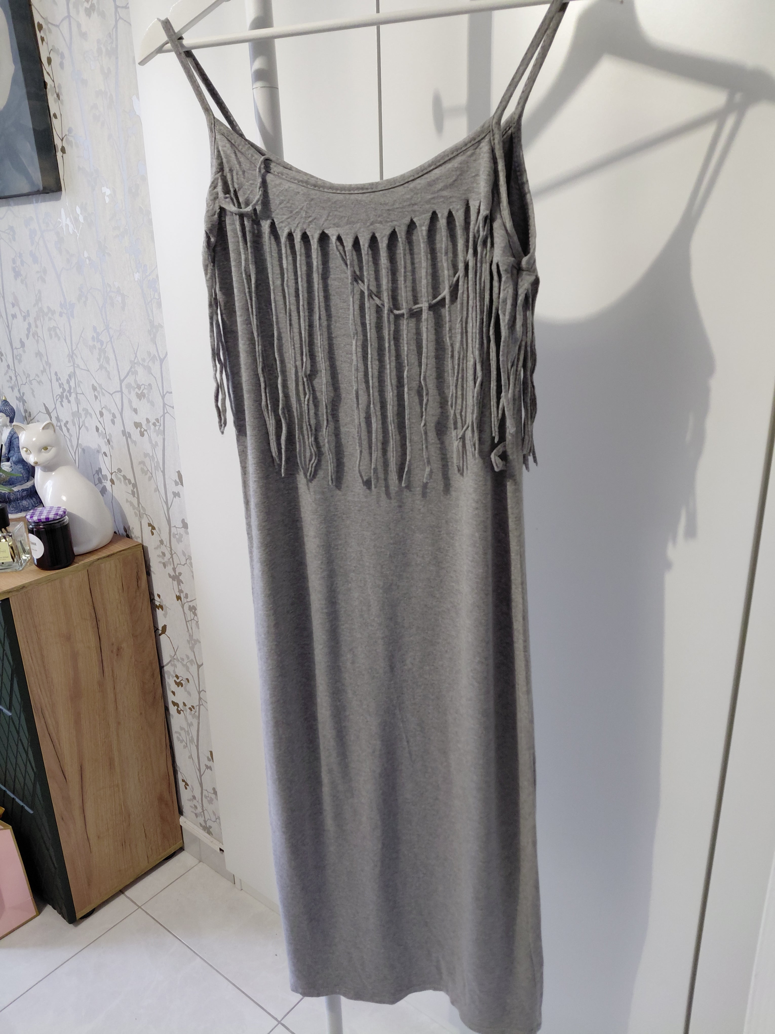 Robe longue à bretelles