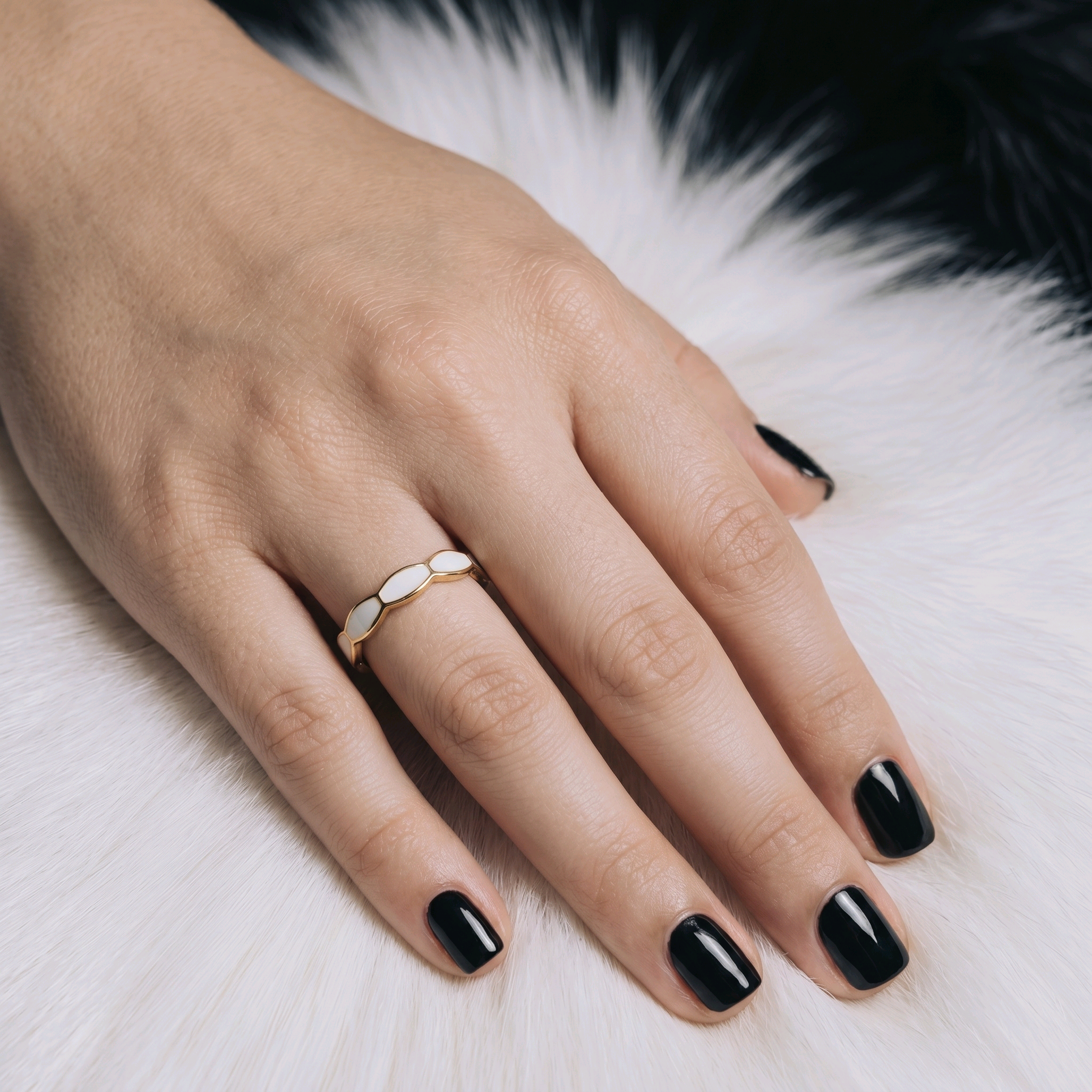 Bague nacre