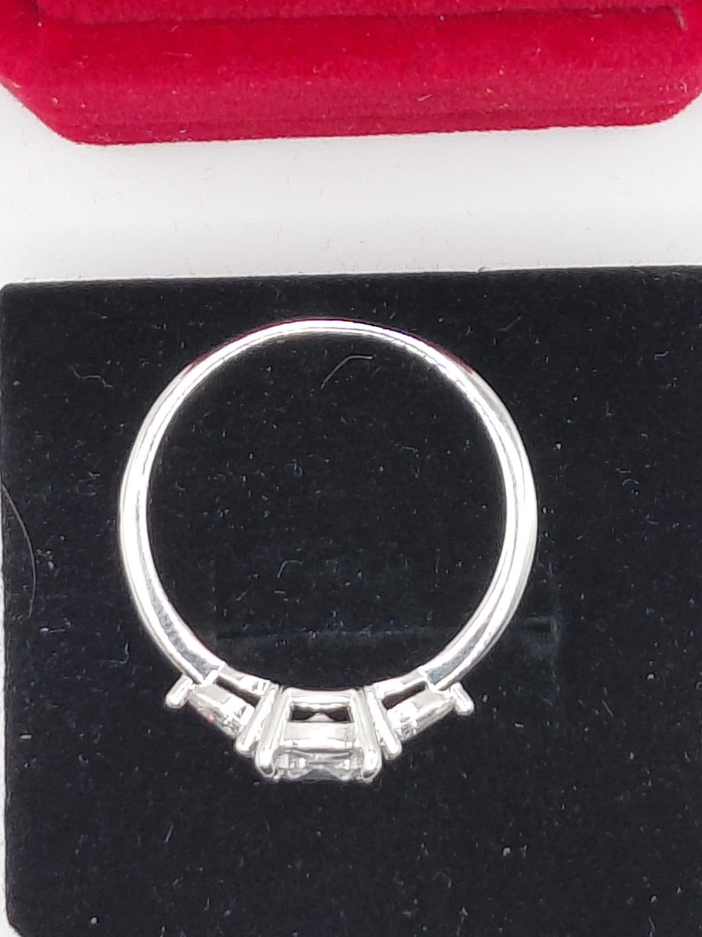 Bague argent solitaire
