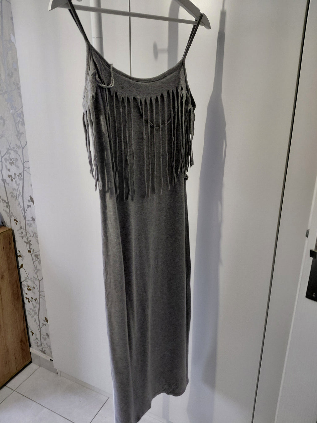 Robe longue à bretelles