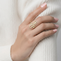 Bague variante note de musique