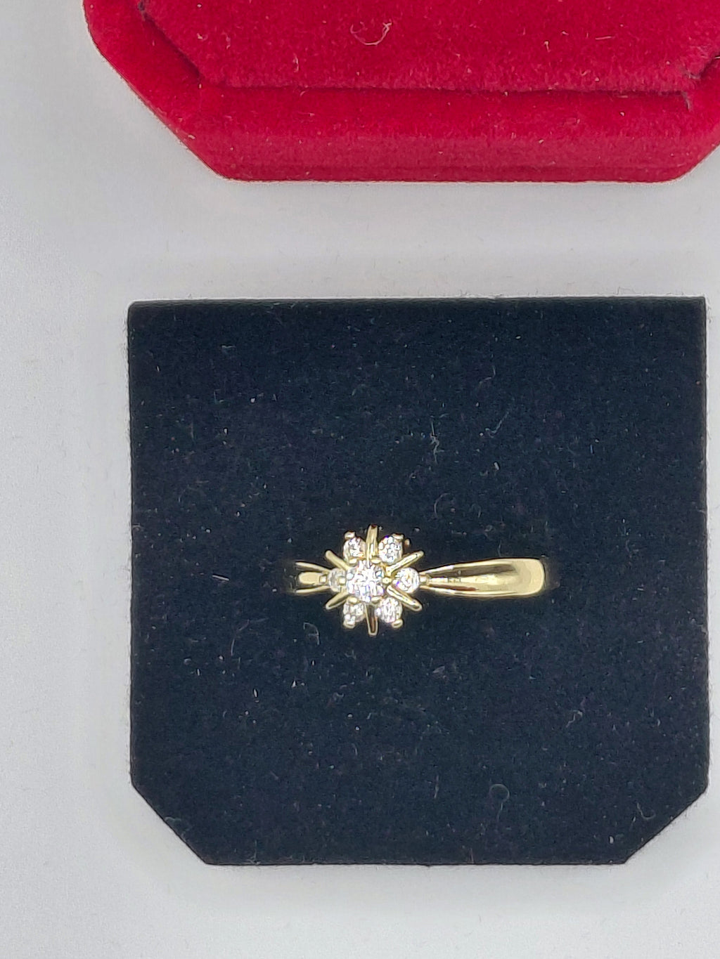 Bague saphir étoile