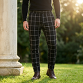 Pantalon a carreaux homme