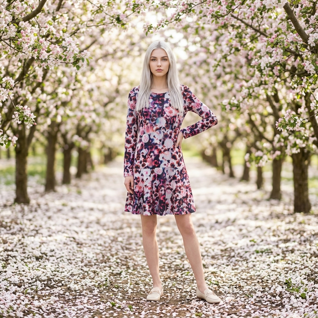 Robe manches longues