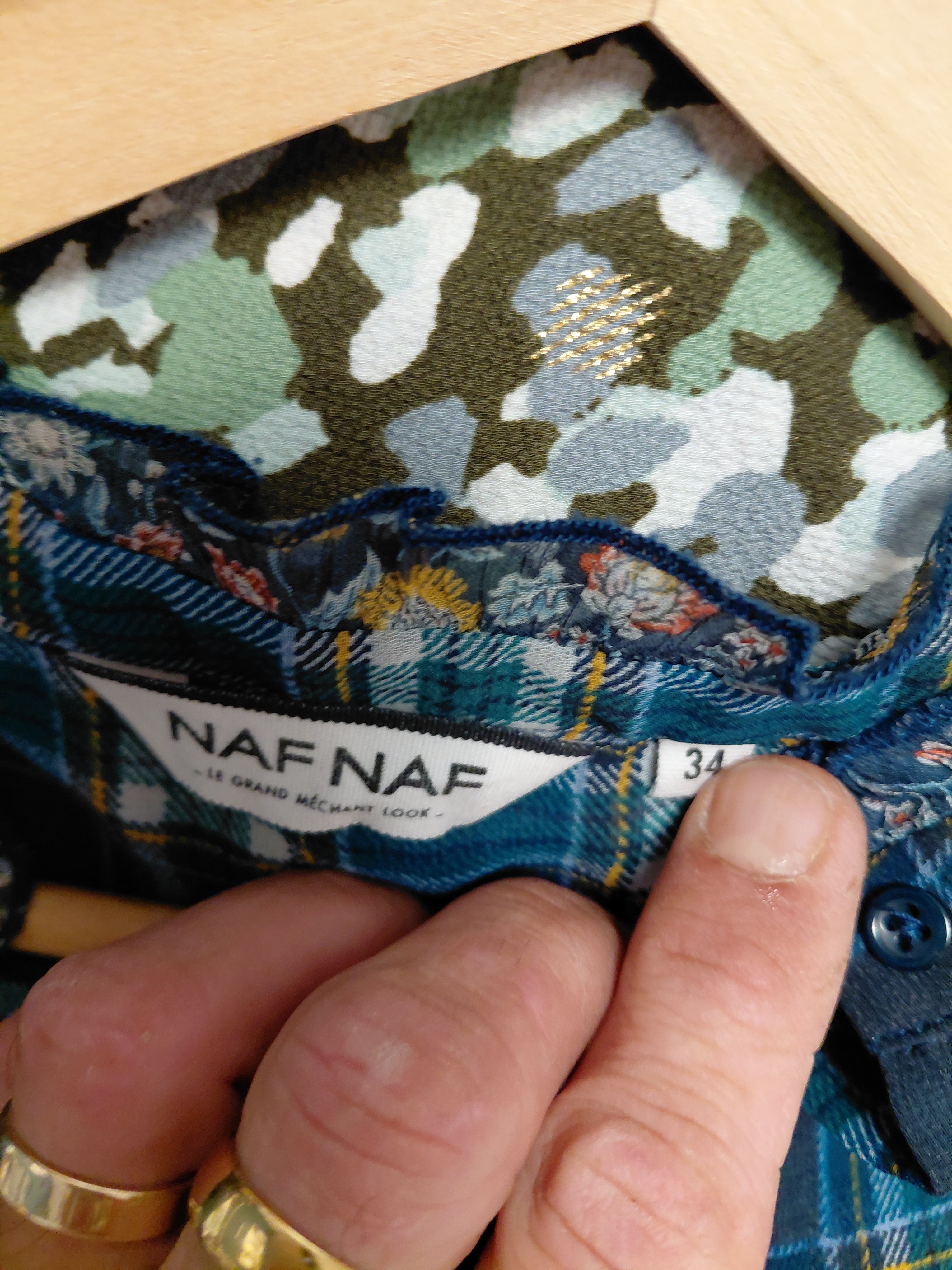 Chemisier manches longues Naf Naf