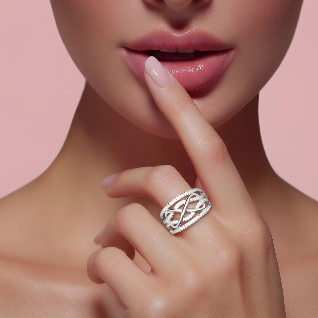 Bague entrelacée