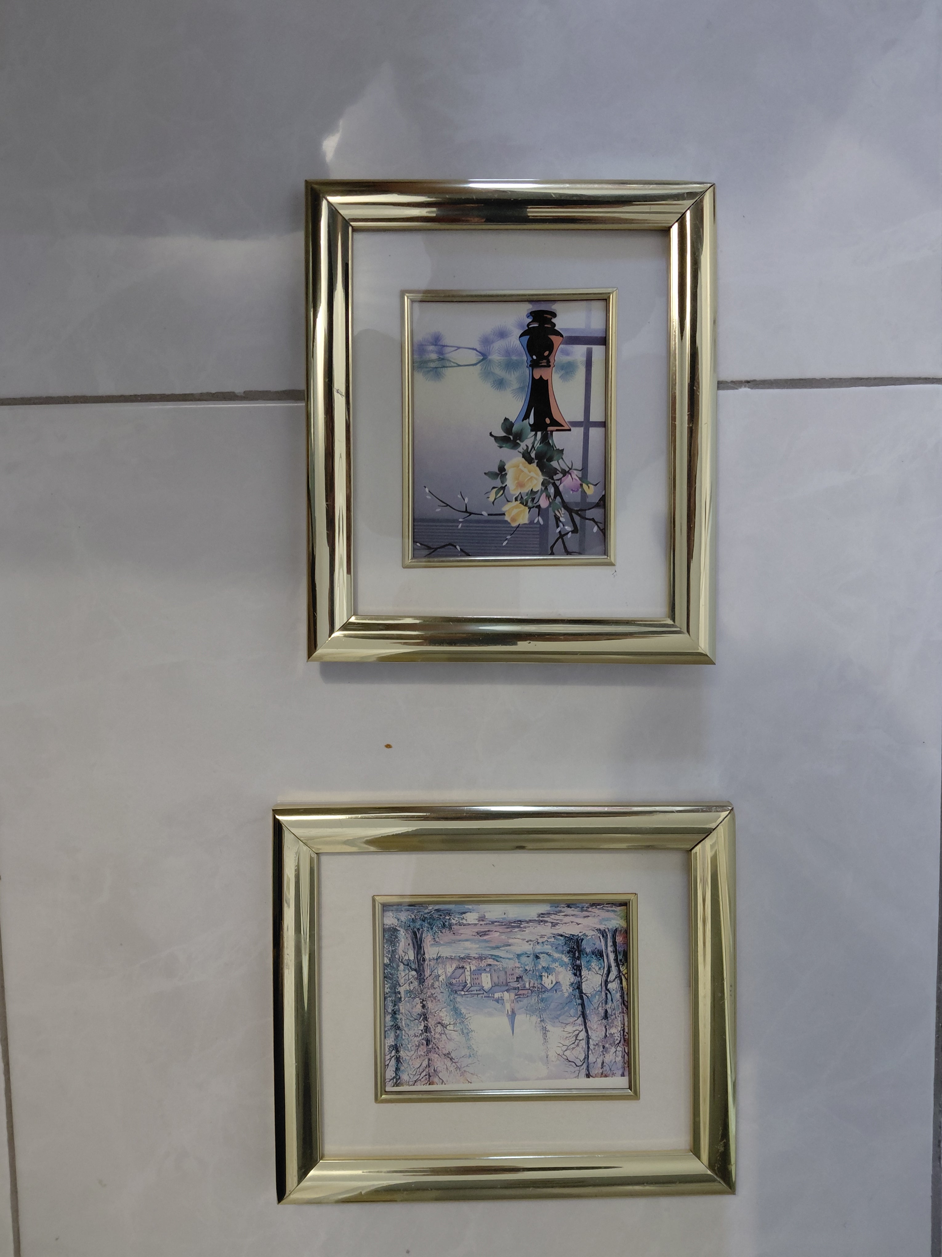 Lot 2 petits cadres