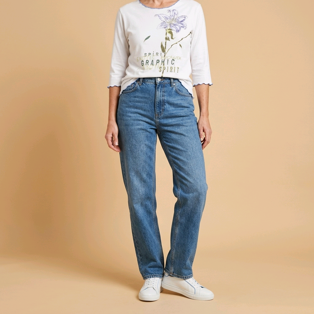 Tee-shirt shirt fleuri